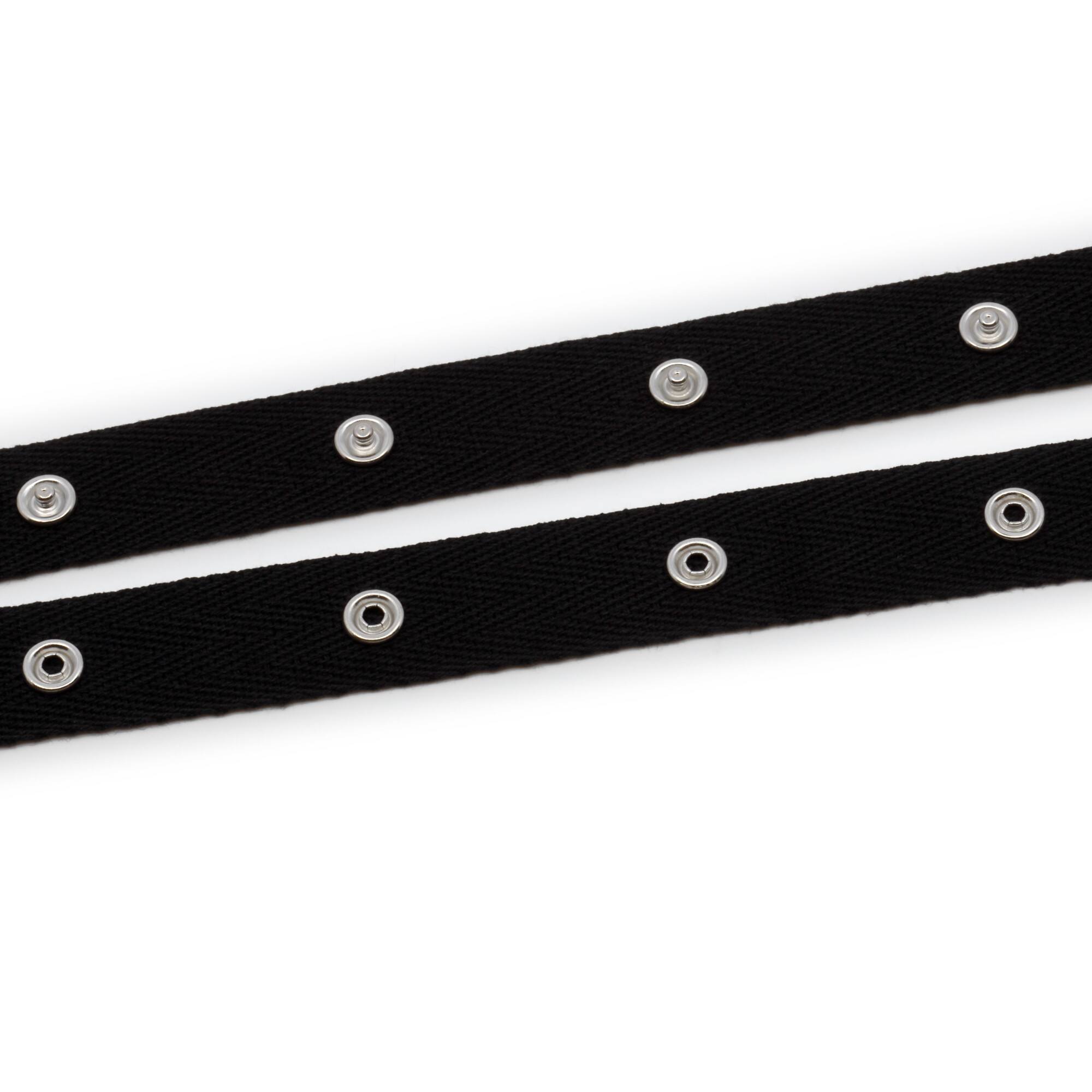 Dritz® Black Cotton 12 Snap Tape, 8yd.